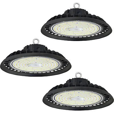 3 Pack 150Watt UFO LED High Bay Light Lamp Factory Warehouse Industrial Lighting • $22.50