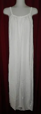 1C22118 WHITE LADIES SUMMER MAXI  DRESS Plus Size 18  20  22  24  $20 NEW TAGS • $20