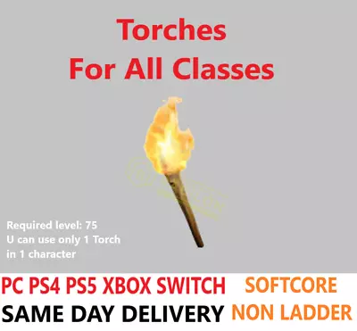 ✅ Pc Ps4 Ps5 Xbox Switch ✅ Hellfire Torch All Classes Diablo 2 Resurrected Items • $3.10