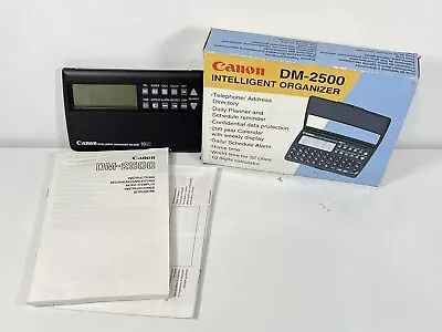 £12.99 • Buy Canon DM-2500 Intelligent Organizer Electronic Organiser Pocket Manual - Unused