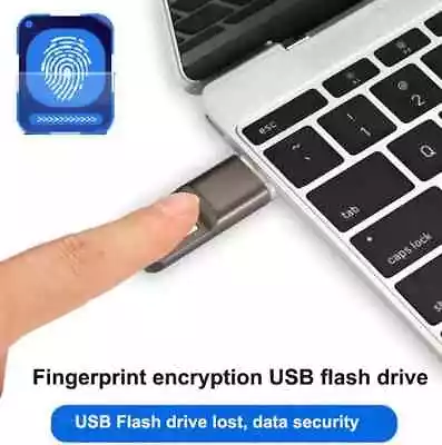 £35 • Buy Encrypted Fingerprint USB3.0 Flash Drive 128 GB