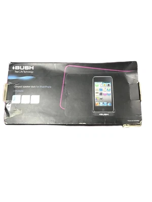 £10 • Buy BUSH Compact Speaker Dock For Ipod/Iphone CSPK25WWi Pink
