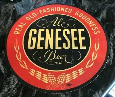 Vintage Genesee Beer Double Sided Beer Tray Liner / Insert / Sign Rochester Ny • $9.99