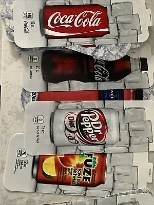 ROYAL VENDORS SODA VENDING MACHINE  Coke” 12oz & 20oz CAN / Bottle VEND LABEL • $4