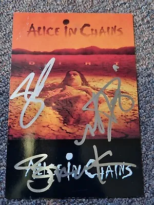 Alice In Chains Postcard Autographed • $150