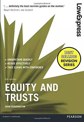 Equity And Trusts (Law Express): Equity And Trusts By Duddington John Book The • £4.49
