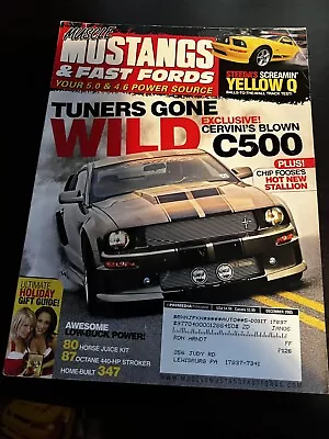 Muscle Mustangs And Fast Fords Magazine December 2005 Tuners Gone Wild • $14