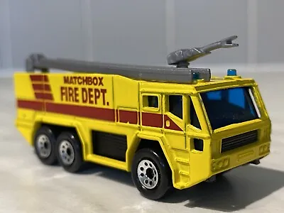Vintage Matchbox Airport Fire Engine Truck 1992 Matchbox Fire Dept Loose Rare! • £3.99