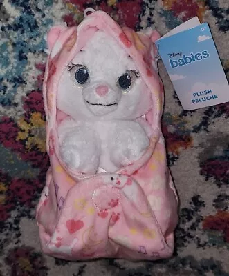 Disney Parks RENEWED Baby MARIE The Cat In Blanket Pouch Plush ARISTOCATS 2023 • $46