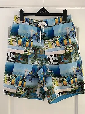 NEW Men’s Swim Shorts Size Medium M Mens Swimming Shorts Trunks Beachwear Shorts • £8.99