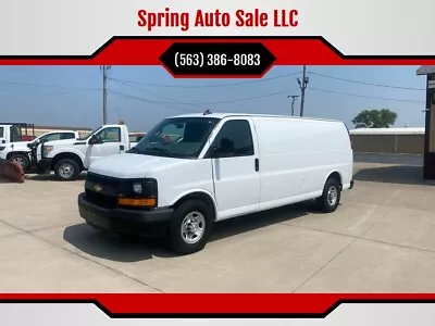 2016 Chevrolet Express 3500 3dr Extended Cargo Van W/1WT White V8 6.0L Natural A • $23900