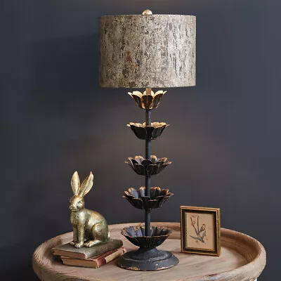 Archamb Table Lamp Bedside Night Light Metal Shade Tabletop Desk Lantern 32 Inch • $170