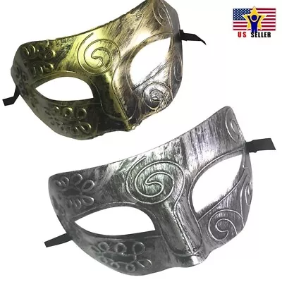 Roman Greek Warrior Mens Venetian Halloween Costume Gothic Party Masquerade Mask • $5.99