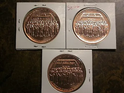 UNC US Mint Bronze Medals - Selma To Montgomery - Lot Of 3 • $50