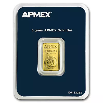 5 Gram Gold Bar - APMEX (TEP) • $421.80