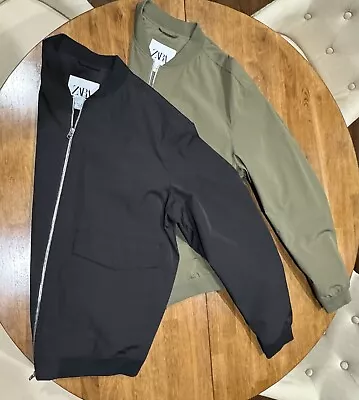 2 - Zara Men’s Bomber Jacket XL • $60