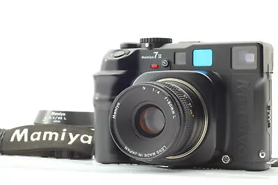 [Near MINT W/ Hood Strap] Mamiya 7II Black Film Camera + N 80mm F/4 L Lens JAPAN • $4799.99