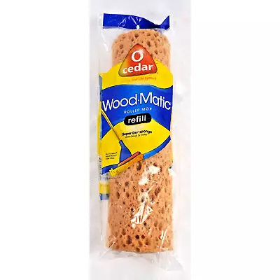 O Cedar Wood-Matic 11.5  Roller Mop Slide-On Refill For Wood & Hardwood Floors • $11.99