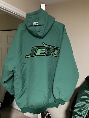 Vintage New York Jets Starter Jacket Adult XL Rare Parka Mint Bomber • $599.99