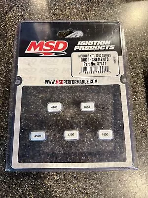 Msd Rpm Module Chip Kit 87441 Odd Increments 4100-4900 Rev Limiter Kit • $35