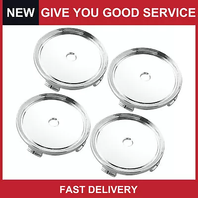 Universal 75mm/2.95  Dia 4 Clips Car Wheel Center Tyre Hub Caps Cover Pack Of 4 • $12.29