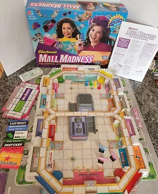 Electronic MALL MADNESS Board Game 1996 Milton Bradley 100% Complete WORKS!  • $98.98