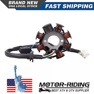 Stator Magneto Plate 8 Coil 125cc 150cc CG 200cc 250cc ATV Quad Dirt Bike TaoTao • $19.95