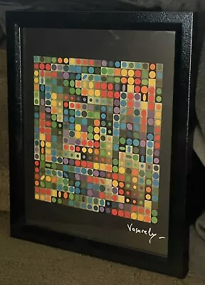 Victor Vasarely Signed Print - Framed. Du Griffon Neuchatel • $179