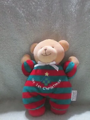 Soft Dreams My First Christmas Teddy Bear Rattle Plush NWOT • $15.99