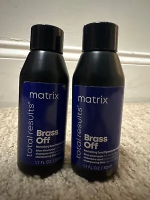 MATRIX TOTAL RESULTS BRASS OFF SHAMPOO 1.7oz BLUE SHAMPOO • $10