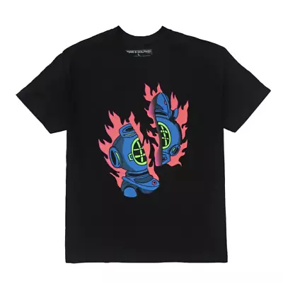 Pink Dolphin Men's Scuba Flames T-Shirt • $25.88