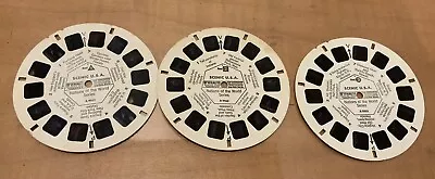 Vintage View Master Scenic U.S.A. - Nations Of The World Series 3 Reels  A 996 • $8