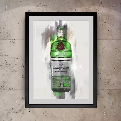 Tanqueray Gin | Bottle | Bar | Wall Art | Home Decor | Poster | Print • £34.99