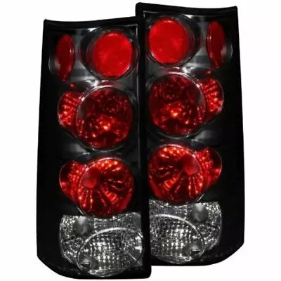 ANZO 211148 TAIL LIGHTS BLACK CLEAR For 1996-2002 Express • $172.94