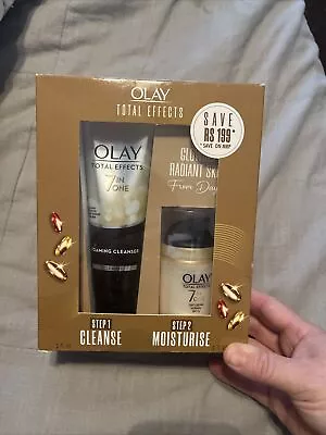 Olay Total Effects 2-Piece Set Glowing Radiant Skin 2 Steps NEW • $19.99