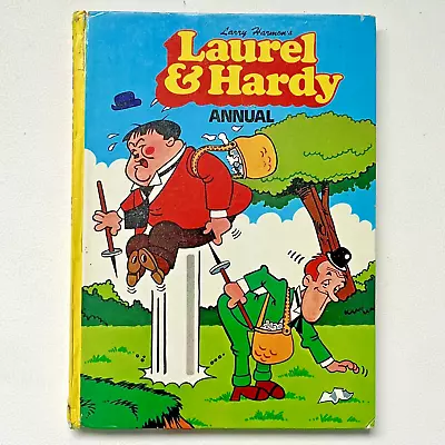 Laurel And Hardy Annual 1977 | Unclipped | Larry Harmon | Vintage Hardback Book • £4.49