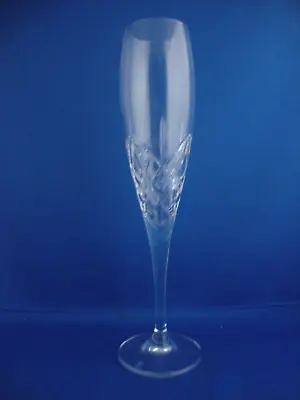 Edinburgh Crystal Mirage Cut Pattern Champagne Glass Flute - Signed • £21.95