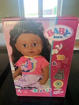 BABY Born Sister Doll Band New In Box- 17inch/43cm RRP £63 • £30
