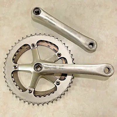 Vintage Shimano 600 EX FC-6400 Double Crankset 175 Mm 48x39T Tri-Color Double • $39.95