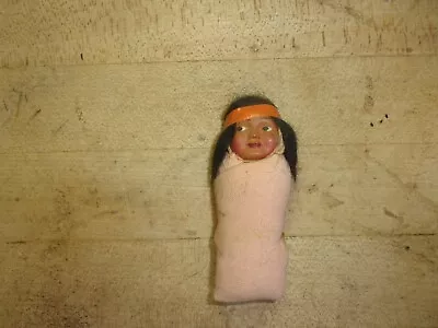 Vintage Native American Baby Doll Papoose ??? FREE SHIPPING • £14.59