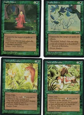 4-magic Lot Alliances Deadly Insect Taste Of Paradise Both Types • $1.25