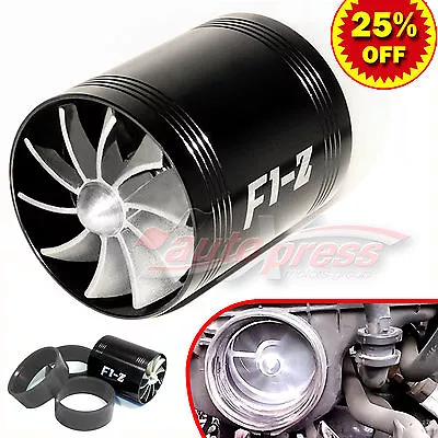 For MITSUBISHI Supercharger AIR INTAKE TURBO DUAL Gas Fuel Saver Fan BK 2.5-3.0  • $19.86