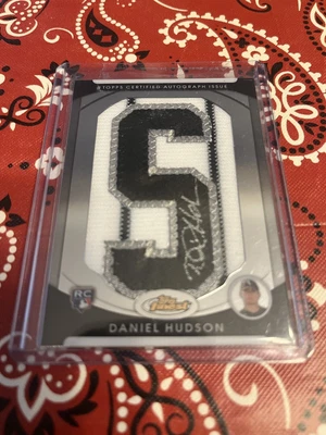 $45 • Buy 2010 Topps Finest 153 Daniel  Hudson Auto RC Letter Patch 203/217 ONLY S ON EBAY