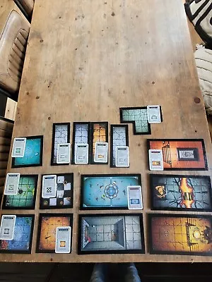 Warhammer Quest Room Tiles Corridor Tomb Chasm Pit Plus Dungeon Cards • £45