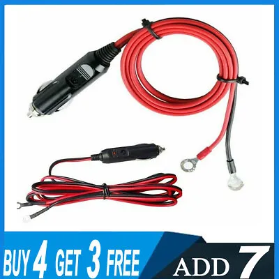 £3.59 • Buy 12V 15A Car Cigarette Lighter Waterproof Socket Power Adapter Extension Cable