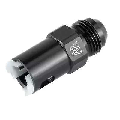 -8AN Fuel Adapter Fitting To 3/8 GM Quick Connect LS W/ Clip Female Black US • $6.99