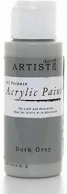 DoCrafts Artiste Acrylic Paint 59ml Bottles Matt Paint Metallic Pearl Colours • £5.54