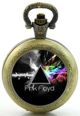 Gift Boxed Pink Floyd Themed Quartz Pocket/Necklace Watch - Free Spare Battery • £11.99