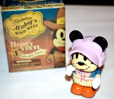 Mickey's Wild West MINNIE MOUSE 3  2013 Disney Vinylmation Figure New W/Box • $16.99