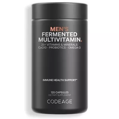 CODEAGE Men’s Daily Multivitamin- 25+ Vitamins & Minerals-EX.03/25 -120 Capsules • $21.09